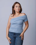 Blusa Assimétrica Um Ombro